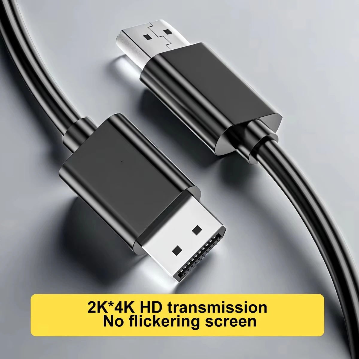 Cable DisplayPort Macho a Macho 4K 2K, Audio/Video HD, DP Grande para TV, Tarjeta Gráfica de Computadora, Monitor, Cable Convertidor Macho