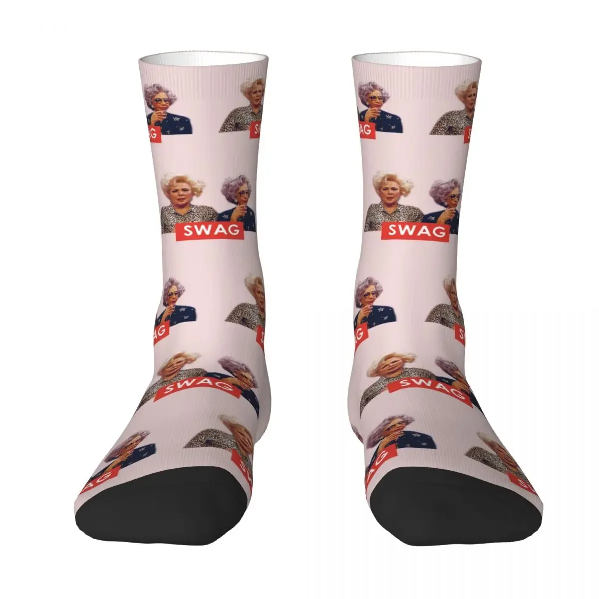 

Swag Socks Harajuku Super Soft Stockings All Season Long Socks Accessories for Man's Woman's Birthday Present