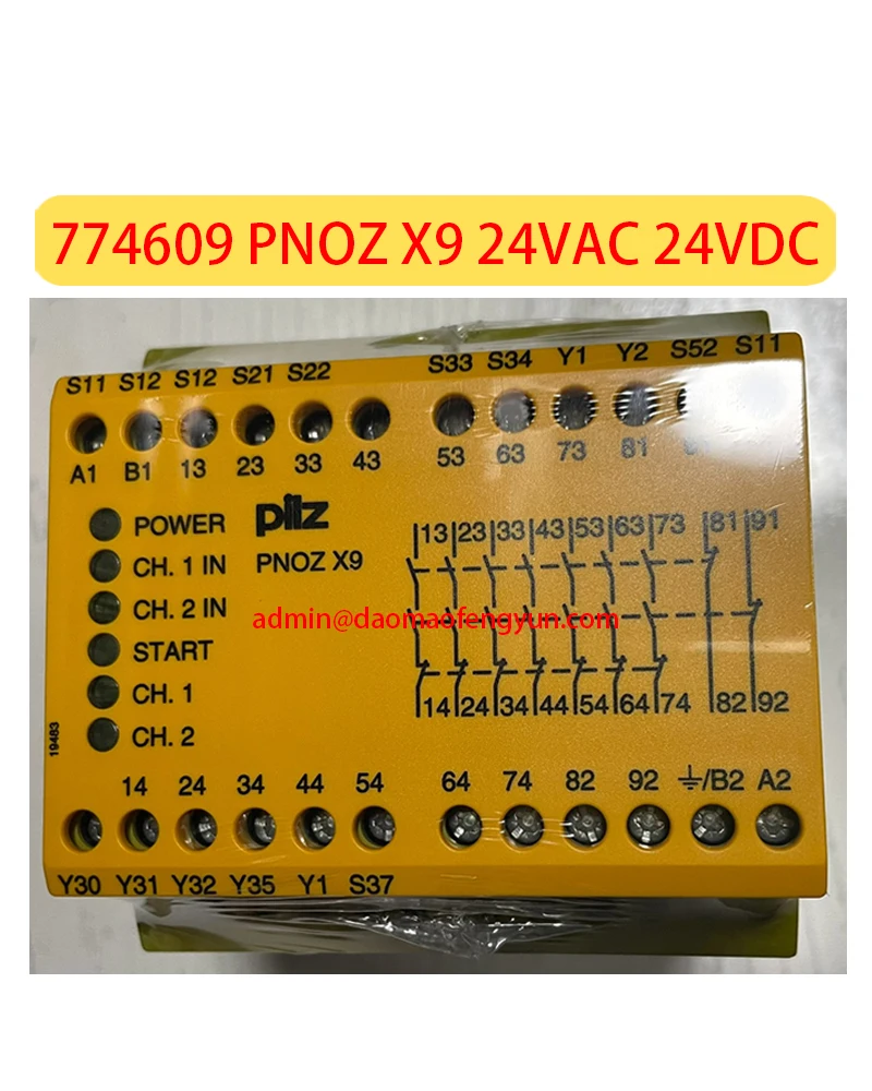 

774609 PNOZ X9 24VAC 24VDC Brand new Safety Relays，Fast shipping