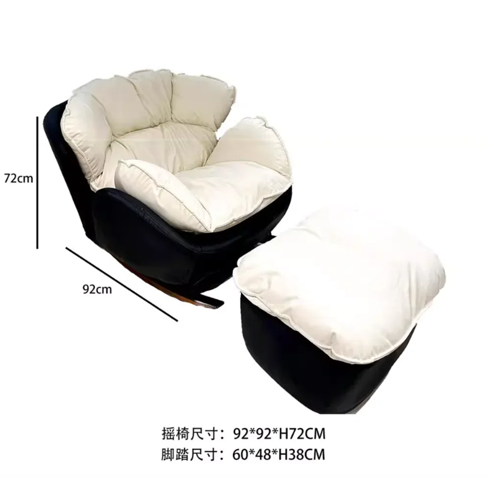 كراسي مرنة مريحة لغرفة المعيشة مسند للقدمين كرسي كراسي أرضية مصمم للتأمل Articulos Para El Hogar أثاث منزلي #6