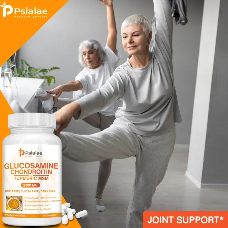 Glucosamine Chondroïtine Kurkuma Msm-Verlicht Gewrichtspijn En Heeft Antioxiderende Eigenschappen