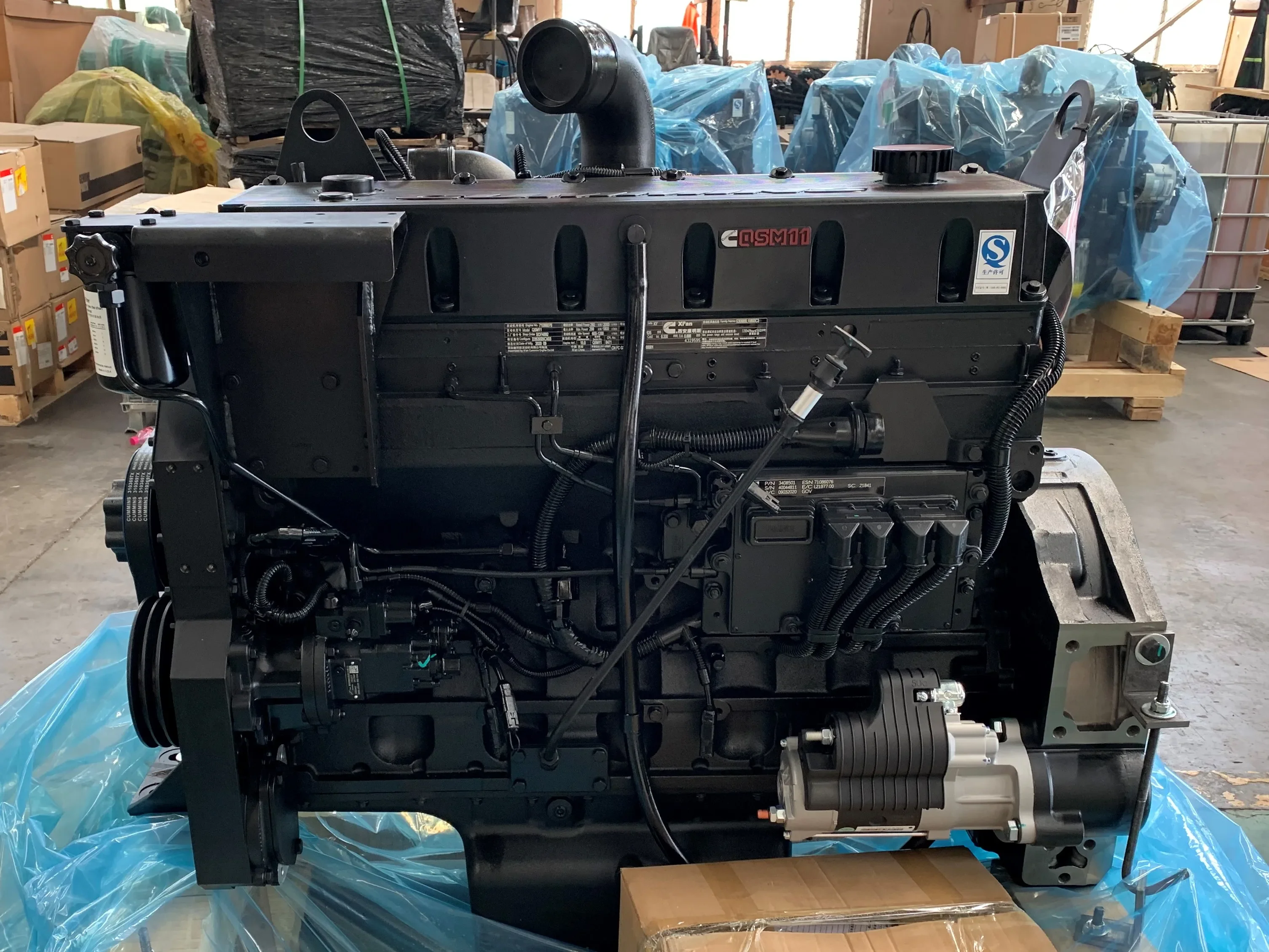 Original QSM Cummins Qsm11 Diesel Engines 6 Cylinders 4 Stroke Water Cooling Machinery Engines