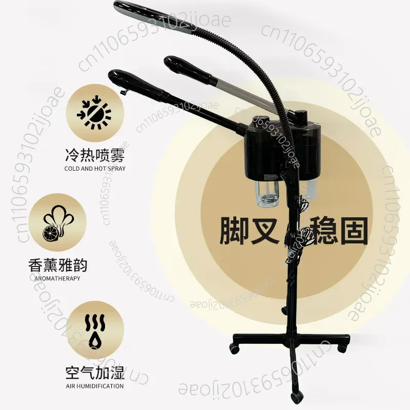 Sprayer with Telescoping, Adjustable Hot/Cold Spray Nozzle, Magnifying Glass, Facial Steamer, and Nano-Mist Hydration Device