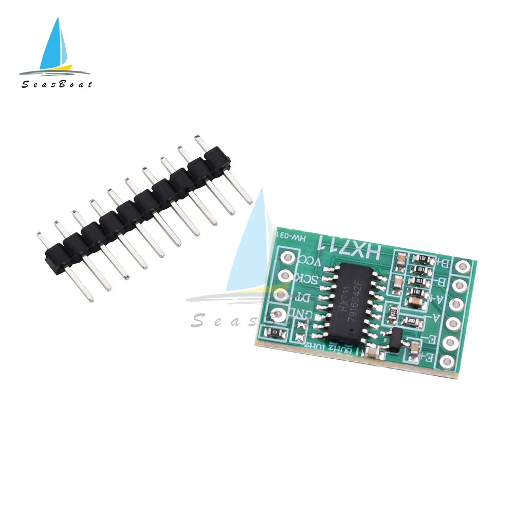 HX711 Dual-channel Weighing Pressure Sensor 24-bit Precision A/D Module Board