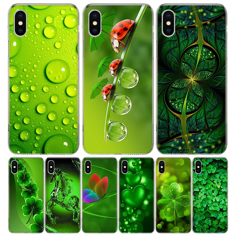 Beautiful Emerald Green glitter Mandela Phone Case For iPhone 16 15 14 Plus 12 13 Mini 11 Pro Max X Xs  8 7 SE + Soft Fundas Coq