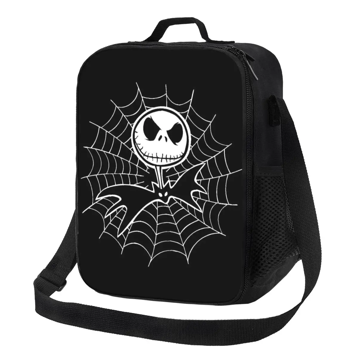 

Изготовленные на заказ термоизолированные сумки для обеда Jack Skellington Spider-man, женские многоразовые контейнеры для обеда для школы, коробка для еды Bento