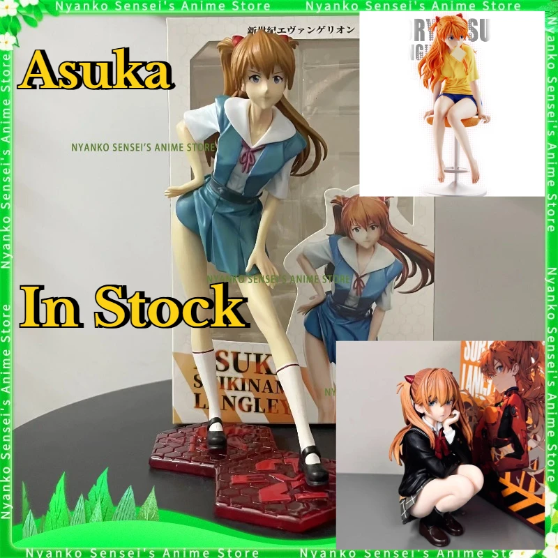 

В наличии NEON GENESIS EVANGELION EVA Asuka Новый стиль Школьная форма GK China Ver. Фигурки Модели Аниме Игрушки Куклы Коллекция