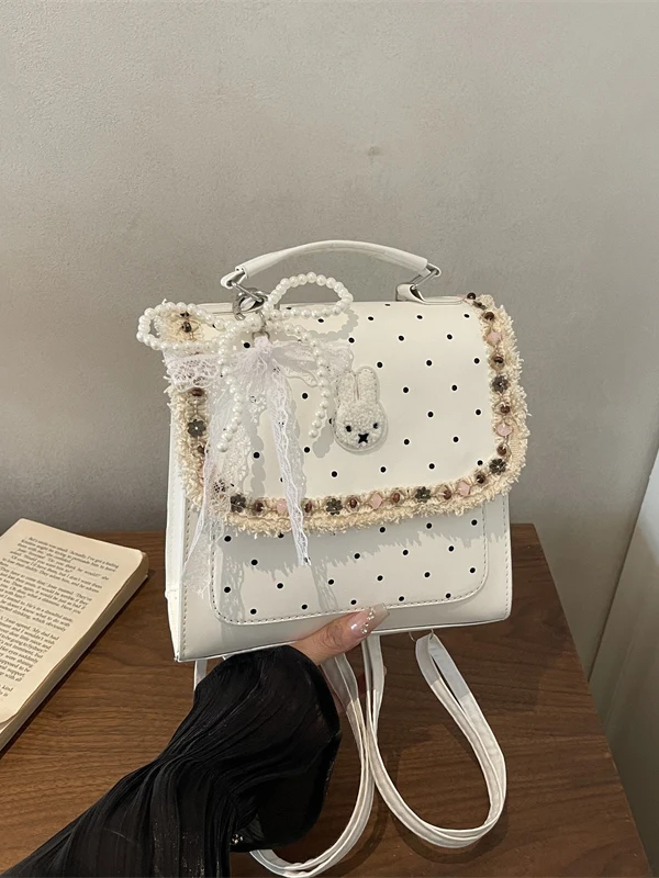 Sweet Girl Commuter Fashionable Versatile Women's Backpack 2026 Early Autumn New Style Casual Simple Style Soft Handle