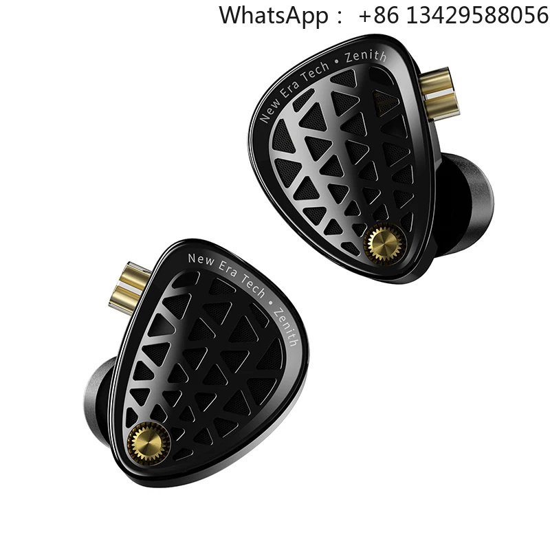 KZ ZENITH 7mm DYNAMIC Tunable Earphone Electronic Crossover Technology Full Metal Jacket HiFi in Ear Monitor