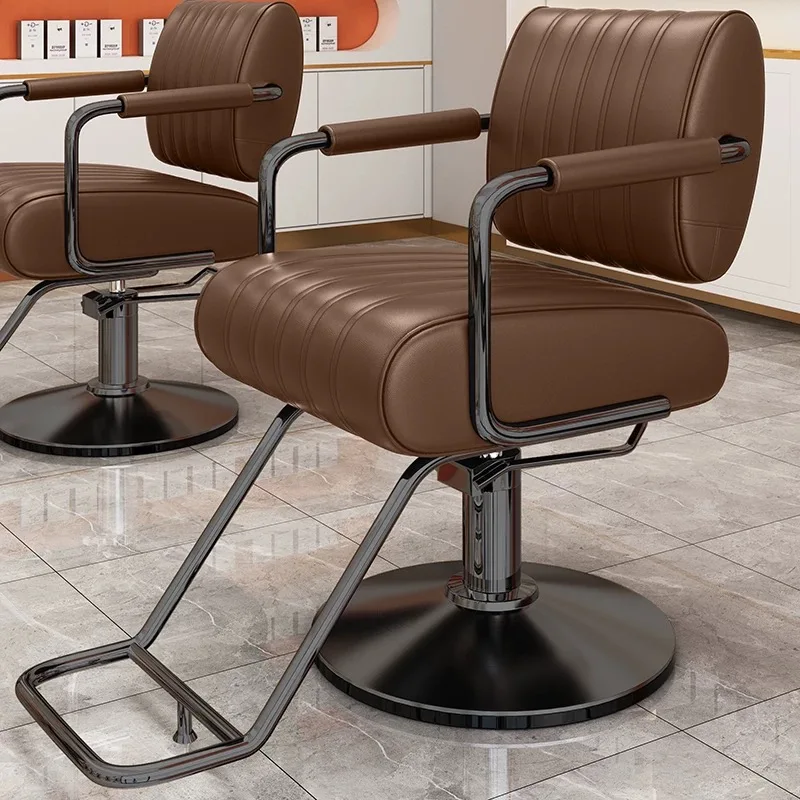 Modern Creative Barber Chairs Premium Storage Italian Aesthetic Salon Chairs Classic Versatile Bancos Con Ruedas Salon Furniture