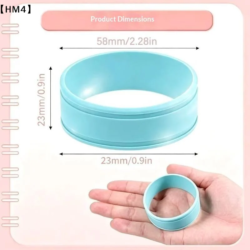 1Pcs Classroom Cup Organization Elastic Silicone Band Custom Name Silicone Cup Sleeve No More Lost Cups〔HM4〕