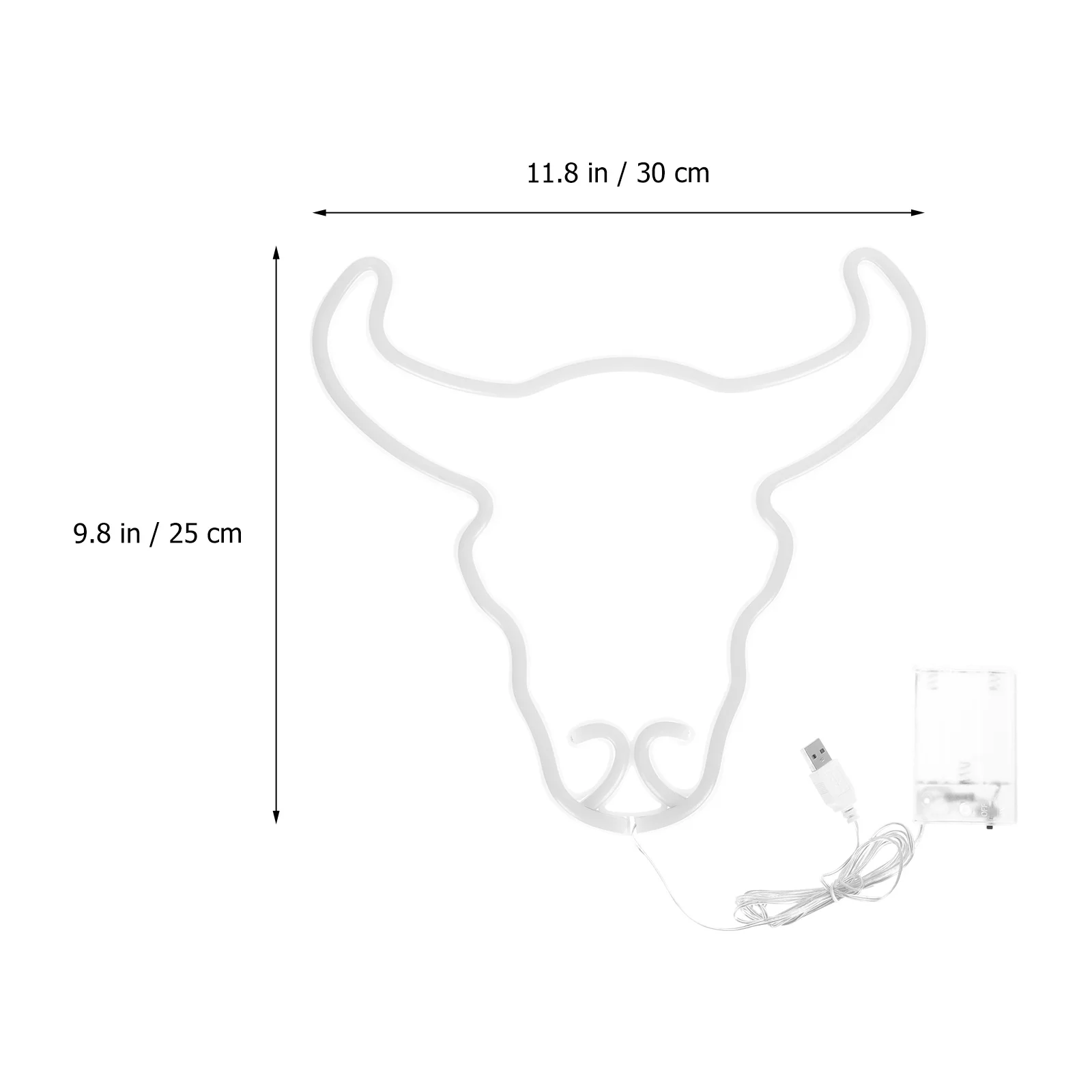 

Cow Head Shaped Led Neon Lamp Durable Energy-Saving Light For Party Home Hotel Decor Creative Modelling Lamp Festival Lighting