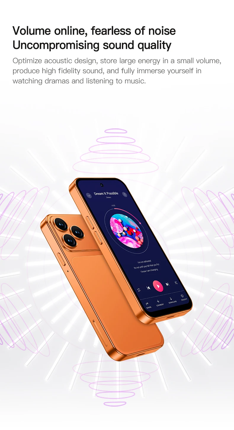 ONEMYTH A19 Pro 4G Mini Smartphone 3.95 Inches Android 10 System 2GB RAM 16GB ROM Dual SIM Standby 2000mAh Battery Small Phone