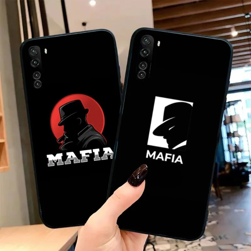 Italy Mafia Smart Phone Case for OPPO Find X5 X3 X2 A93 Reno 8 7 Pro A74 A72 A53 Black Soft Phone Cover Funda