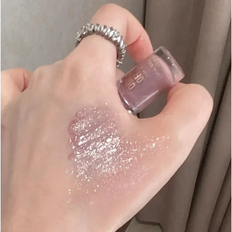 ظلال عيون سائلة من OUTOFFICE لامعة لامعة تدوم طويلاً، ظلال عيون مضيئة مقاومة للماء، مستحضرات تجميل لؤلؤية فائقة