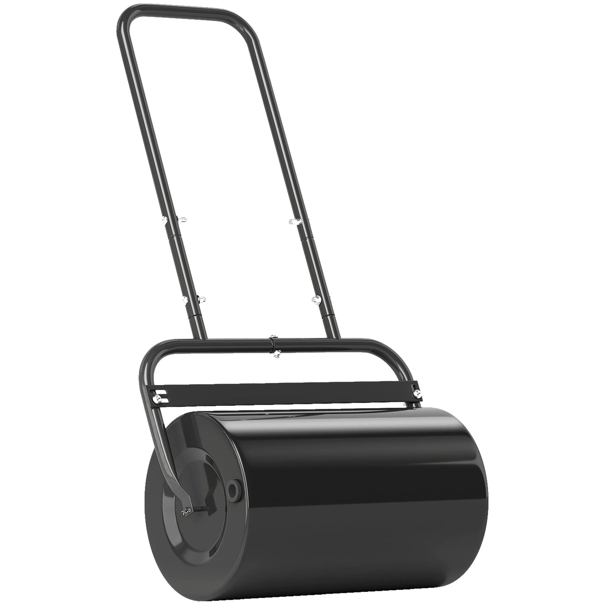Push/Tow Lawn Roller for 10 Gallons Sand or Water, Black