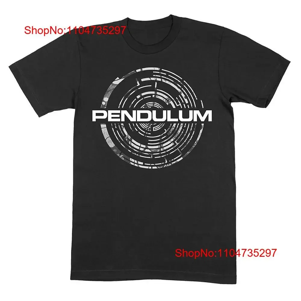 Pendulum Mono Band Logo T Shirt vintage Washed Casual Comfortable homme Versatile Stylish Top For Everyday Wear Stretched