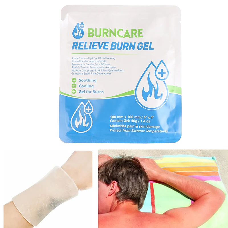 @*Bandage Patch For Burncare Wound Care First Aid Kit Relieve Emergency Medical Hydrogel Burn Gel Dressing
