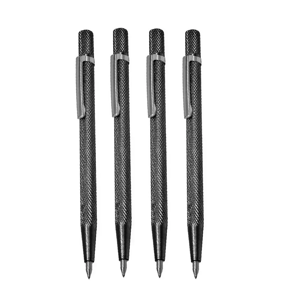 4Pcs Tungsten Carbide Tips Scriber Pen 150mm Marking Engraving Pen For Ceramic Wood Carving Tile  Brick Cutter Manual Tools