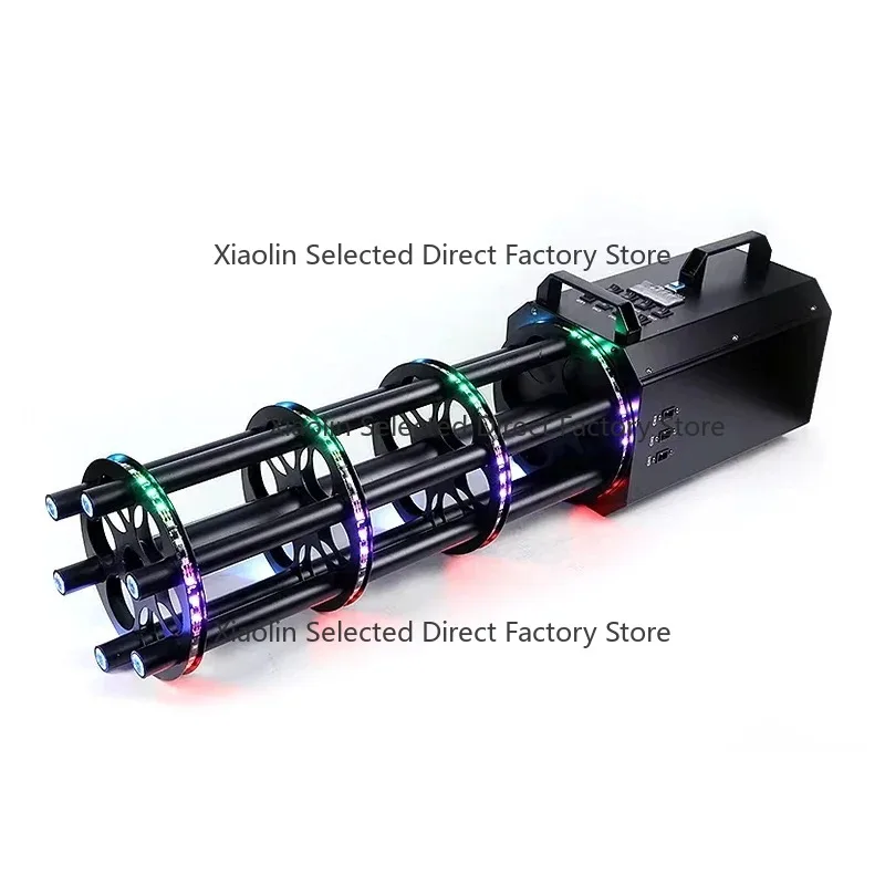 Portable 6‑Head LED Battery Confetti Machine Electric Confetti Cannon For DJ Disco Wedding Nightclub Party Stage Decoration