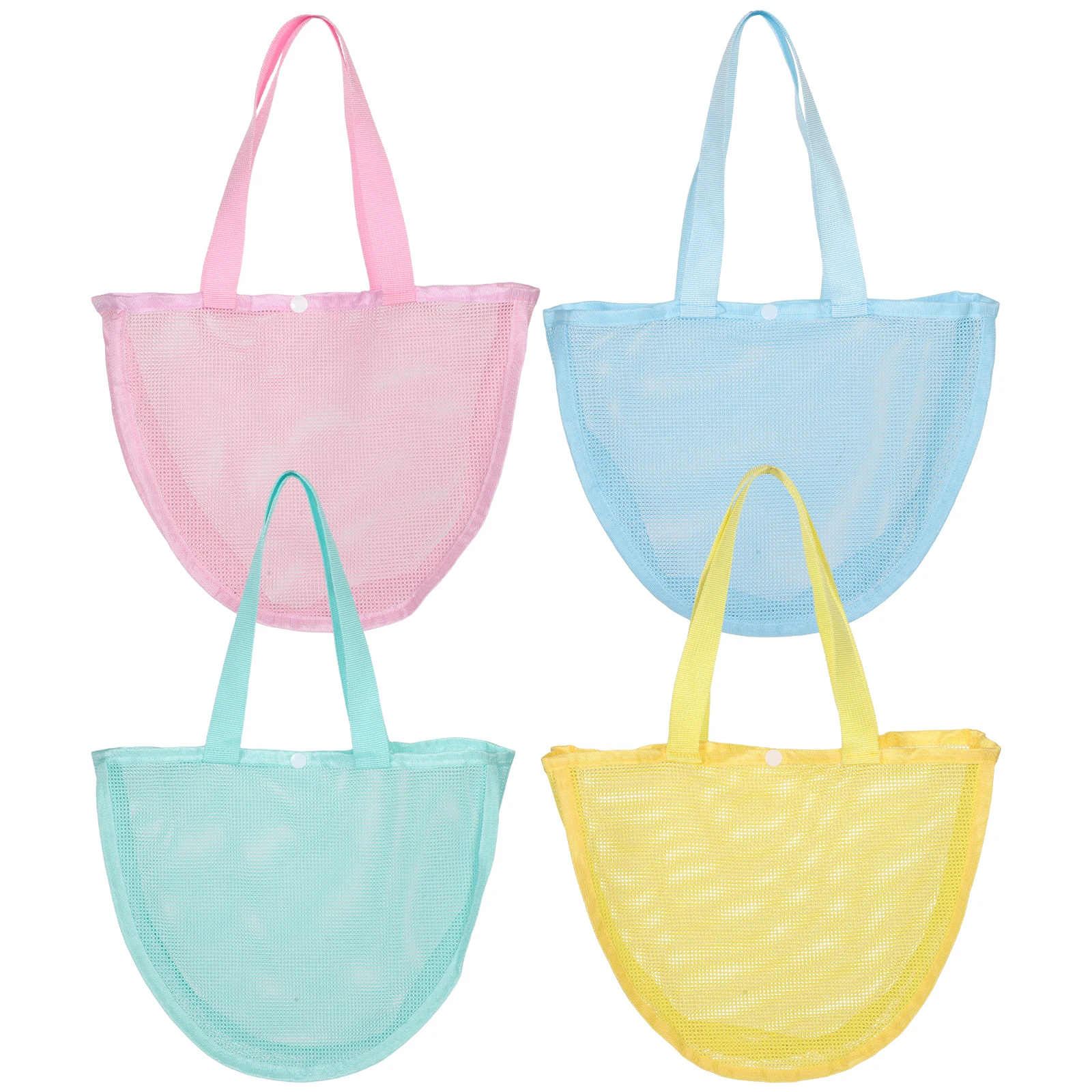 Sac de rangement pour jouets de plage, 4 pièces, sac à dos à bandoulière en maille, Kit de jouets de sable, sacs pour enfants
