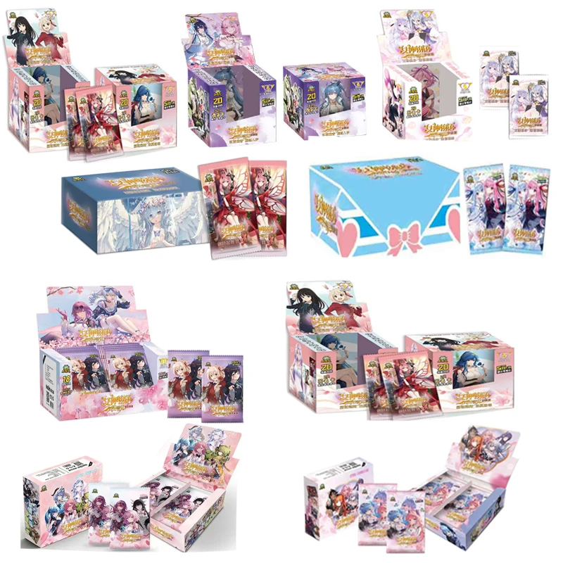 Goddess Story Collection Cards Box Booster Feet Bikini Monster Girl Encyclopedia PR Rare TCG Anime Playing Cards