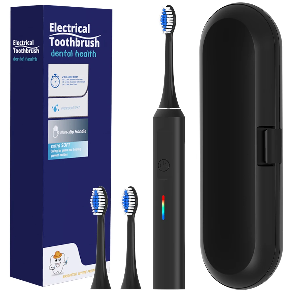 

Rechargeable Electric Toothbrush - 3 Modes, Smart Timer, Smart Electric Toothbrushes Compatible with Philips Sonicare Brush Head