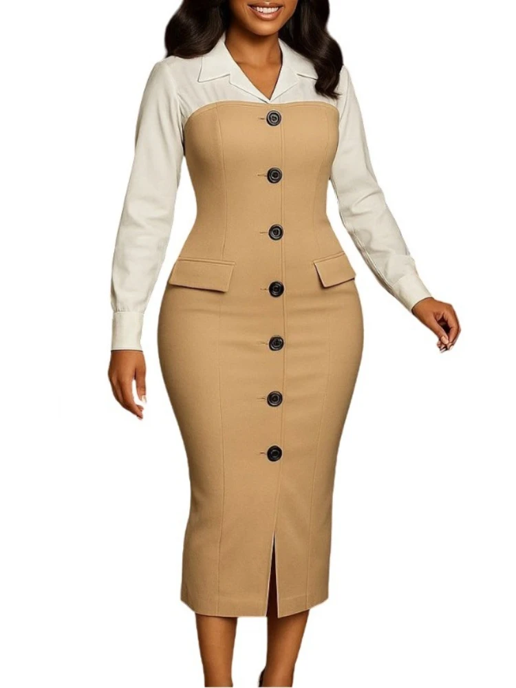 

African Dresses For Women 3/4 Sleeve Turkey Sequin Evening Wedding Party Mid-Calf Length Dress Muslim Africa Clothes 2025