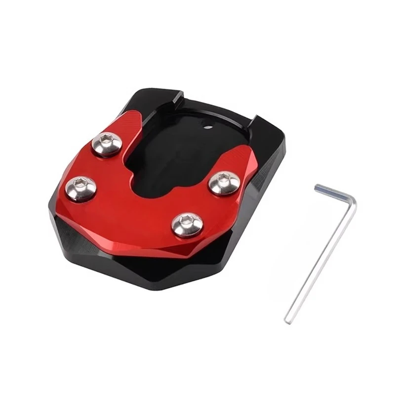 Motorcycle Kickstand Decoration For SUZUKI Let's110 QS110T-3 QS125T-7A Parking Rack Base Enlarged Pad Aftermarket Accessories view 5