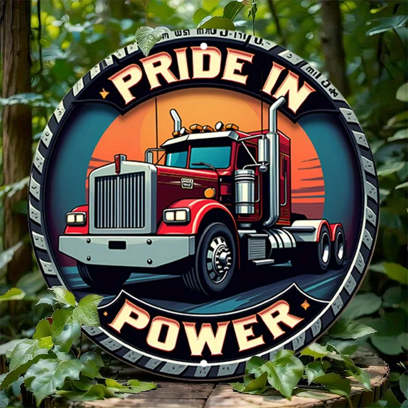 Retro truck badge wooden sign, retro mechanical design, bar, bar, cafe, beach house, farmhouse wall art