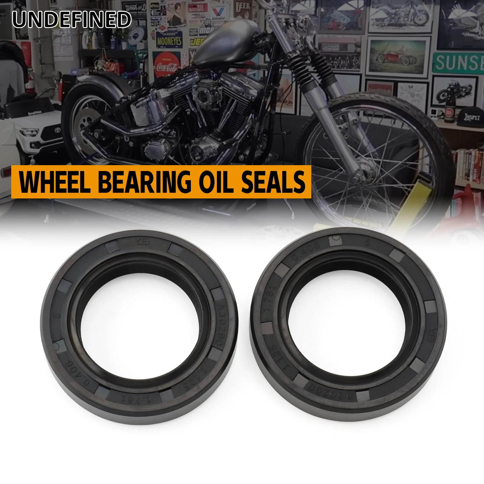 Motorcycles Front&Rear Wheel Hub Oil Seal O-ring Rubber Sealing Gasket For Harley Big Twin and XL 1984-1999 47519-83A