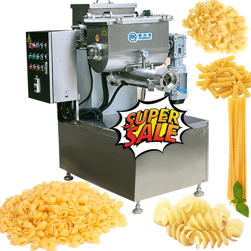 High Quality Automatic 50KG/H Pasta Extruder Machines 304 Material Macaroni Making Machine Grain Product Making Machine