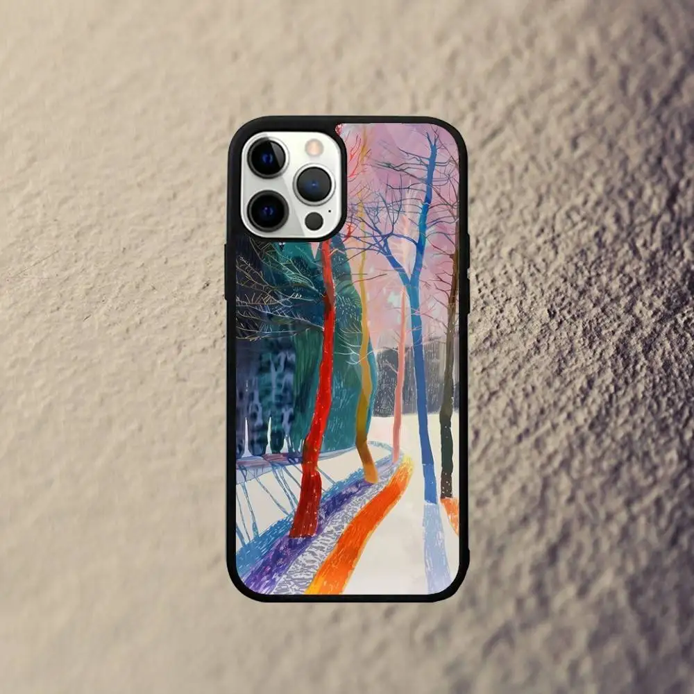 Art D-David H-Hockney Phone Case  For iPhone 17,16,15,14,13,12,11,Pro,Max,Plus,Mini,SE4,E Magnetic Magsafe Wireless Charging