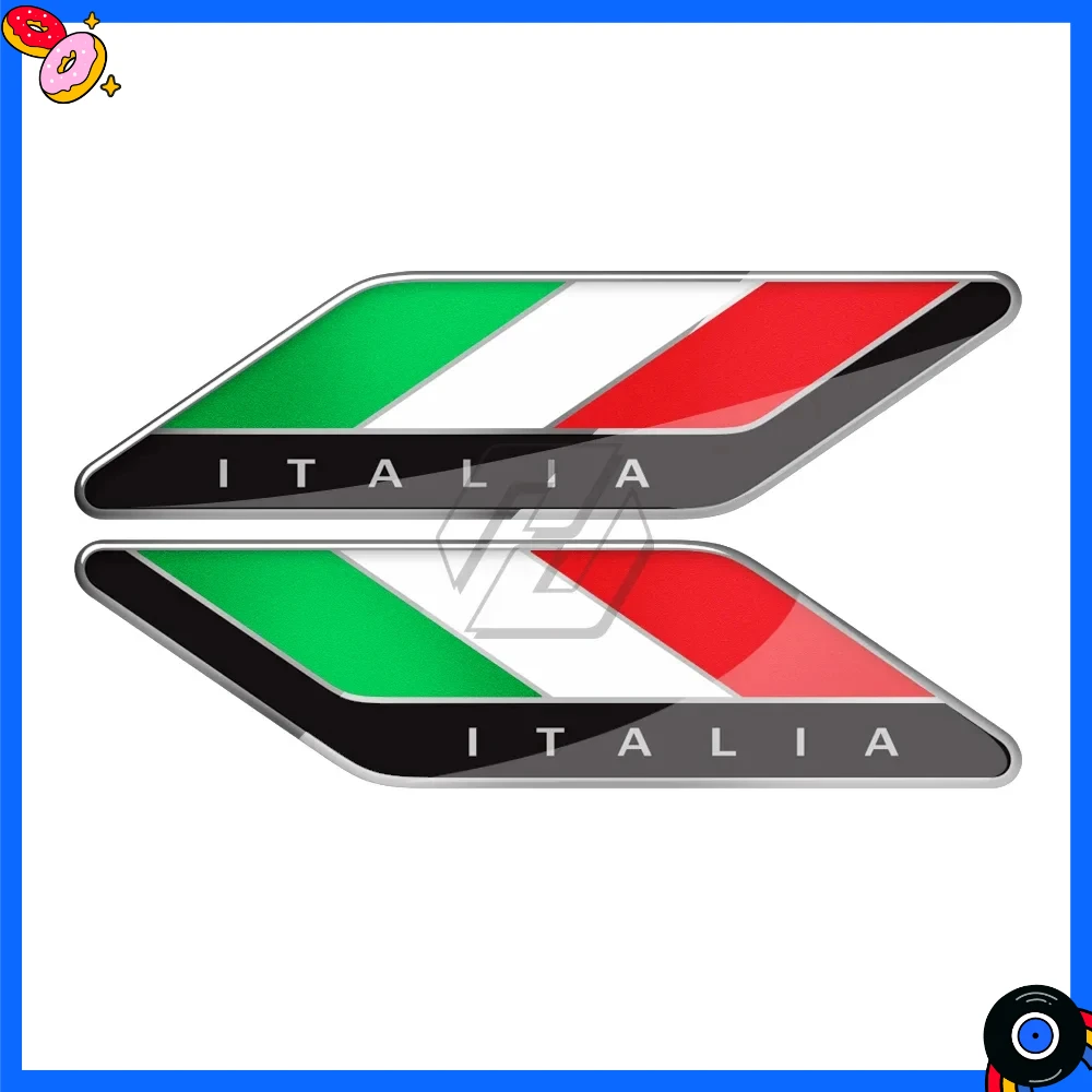 3D Italy Flag Stick…