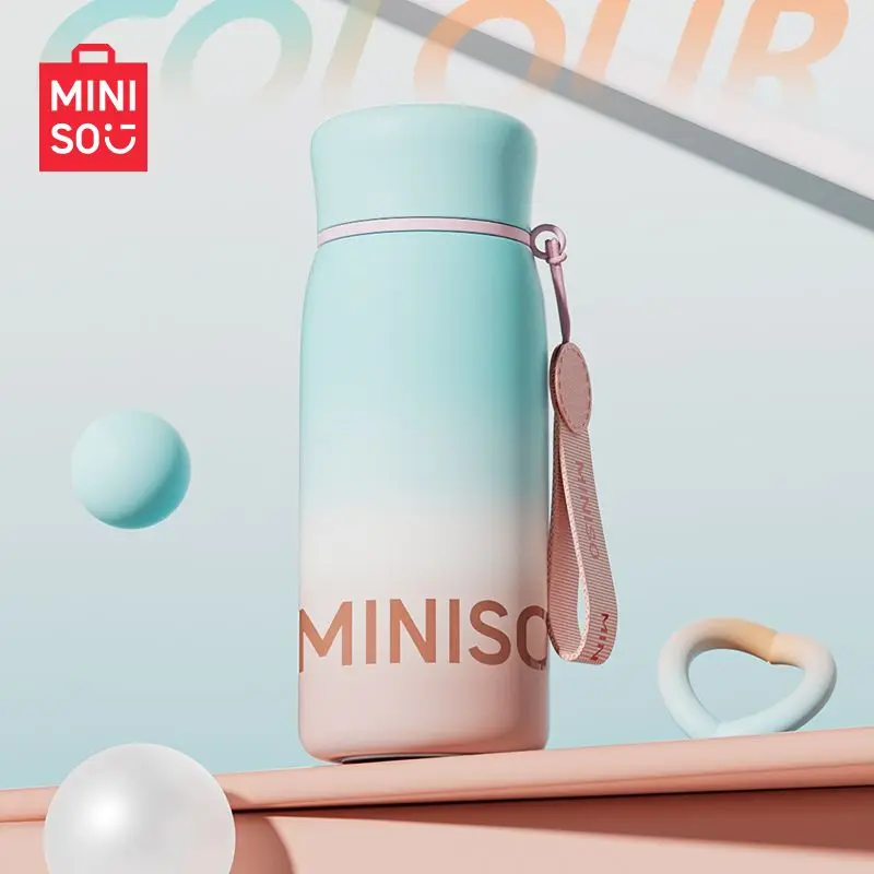 

Miniso thermal cup for female students and male 2024 new high-looking water cup, fashionable and lightweight tea cup