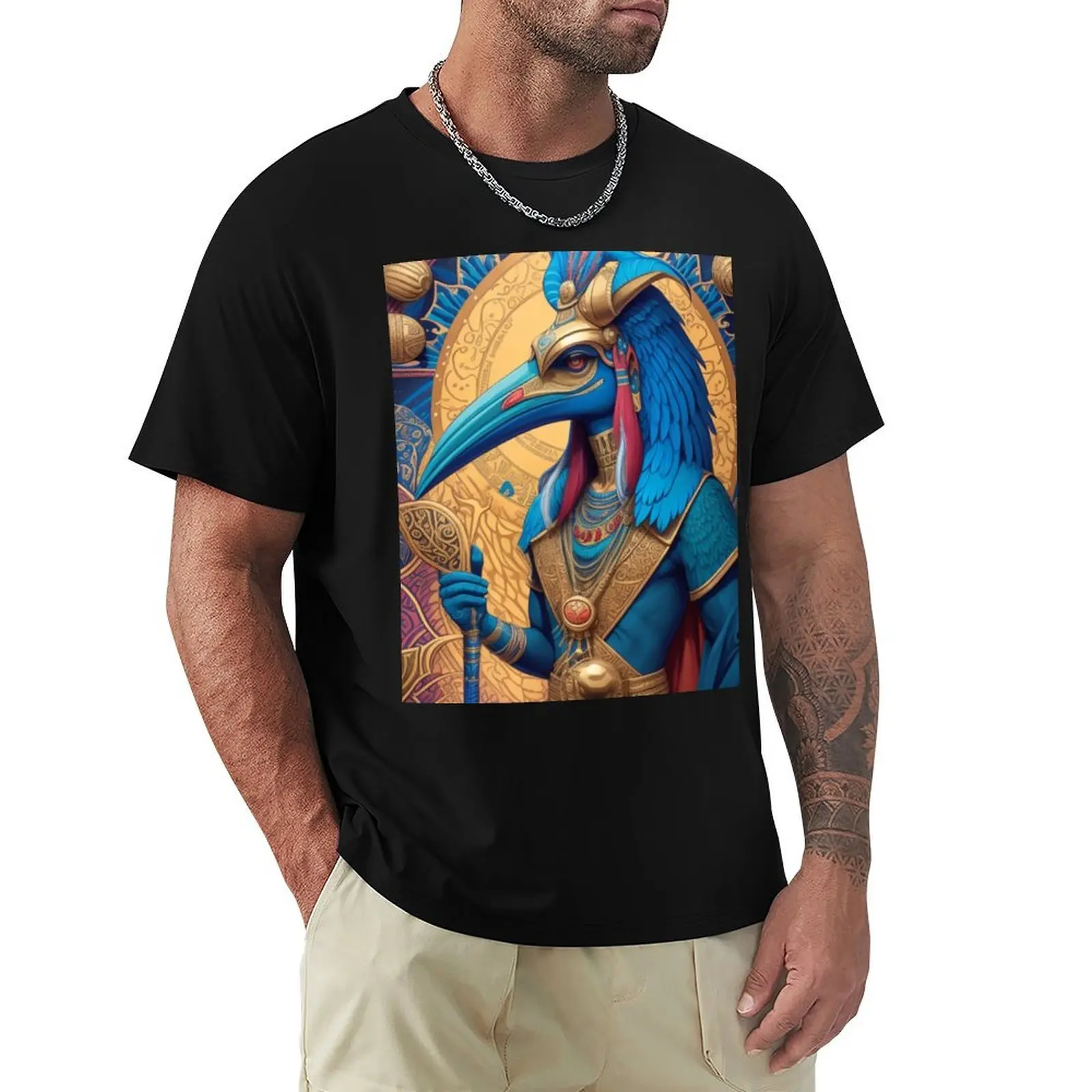 Thoth - Egyptian God of Magic and Knowledge - The Ibis God - Egyptian Deity T-Shirt