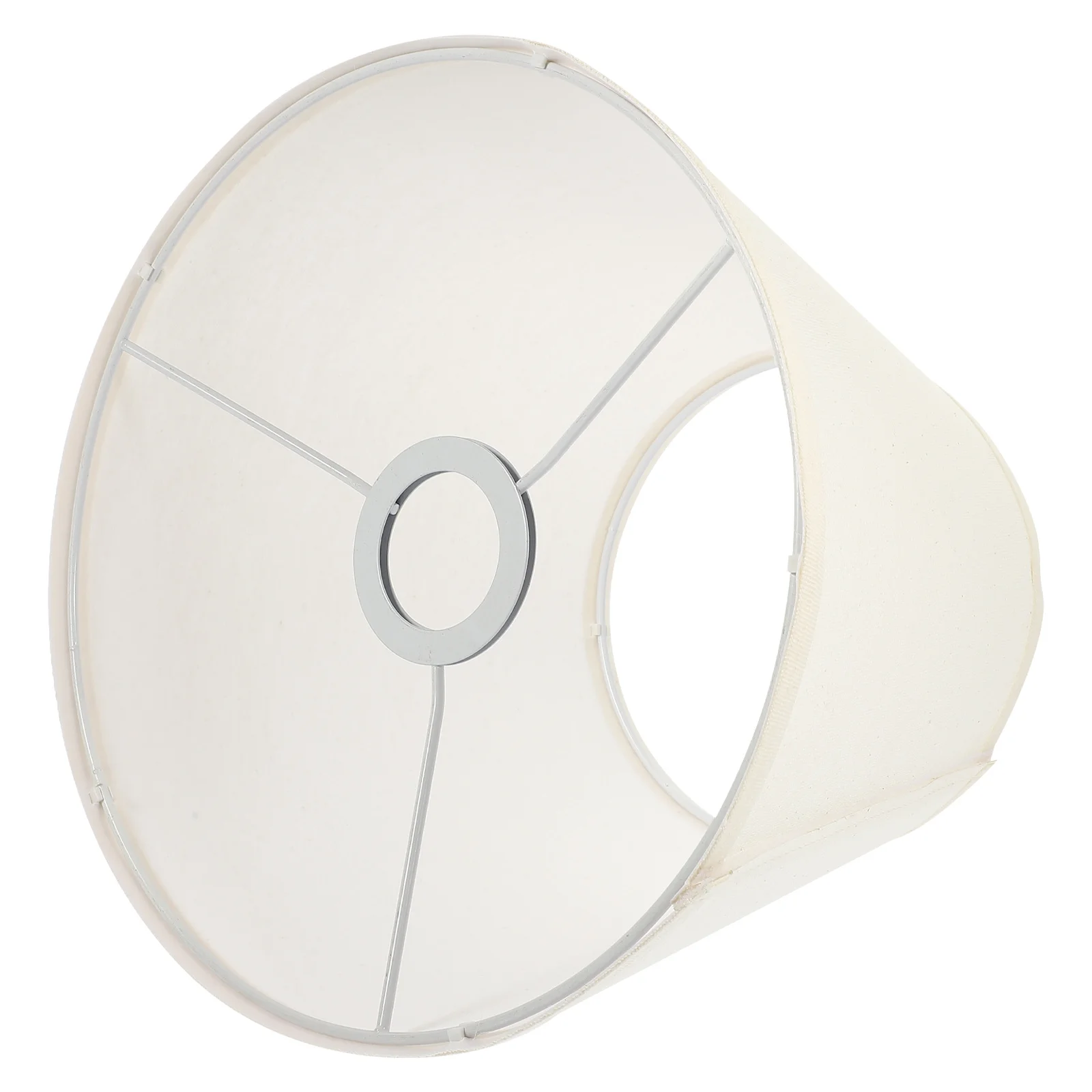 الكتان الجدول غطاء مصباح نصف دائري طبل عاكس الضوء غطاء لغرفة النوم السرير غرفة ديكور النسيج غطاء مصباح عاكس الضوء المنزل #6