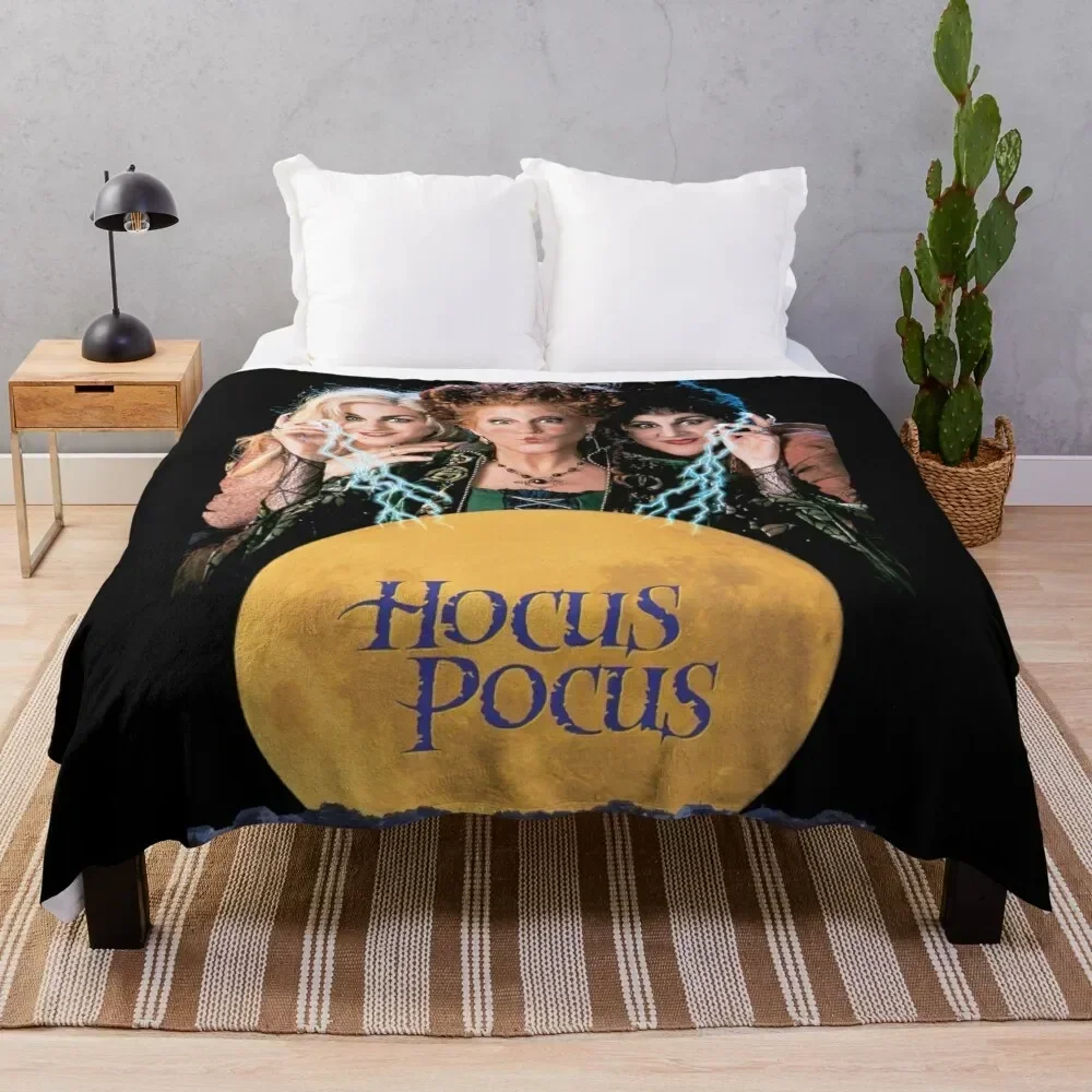 

logo hocus magic pocus Throw Blanket Soft Comfort Blanket for Reading Watching TV