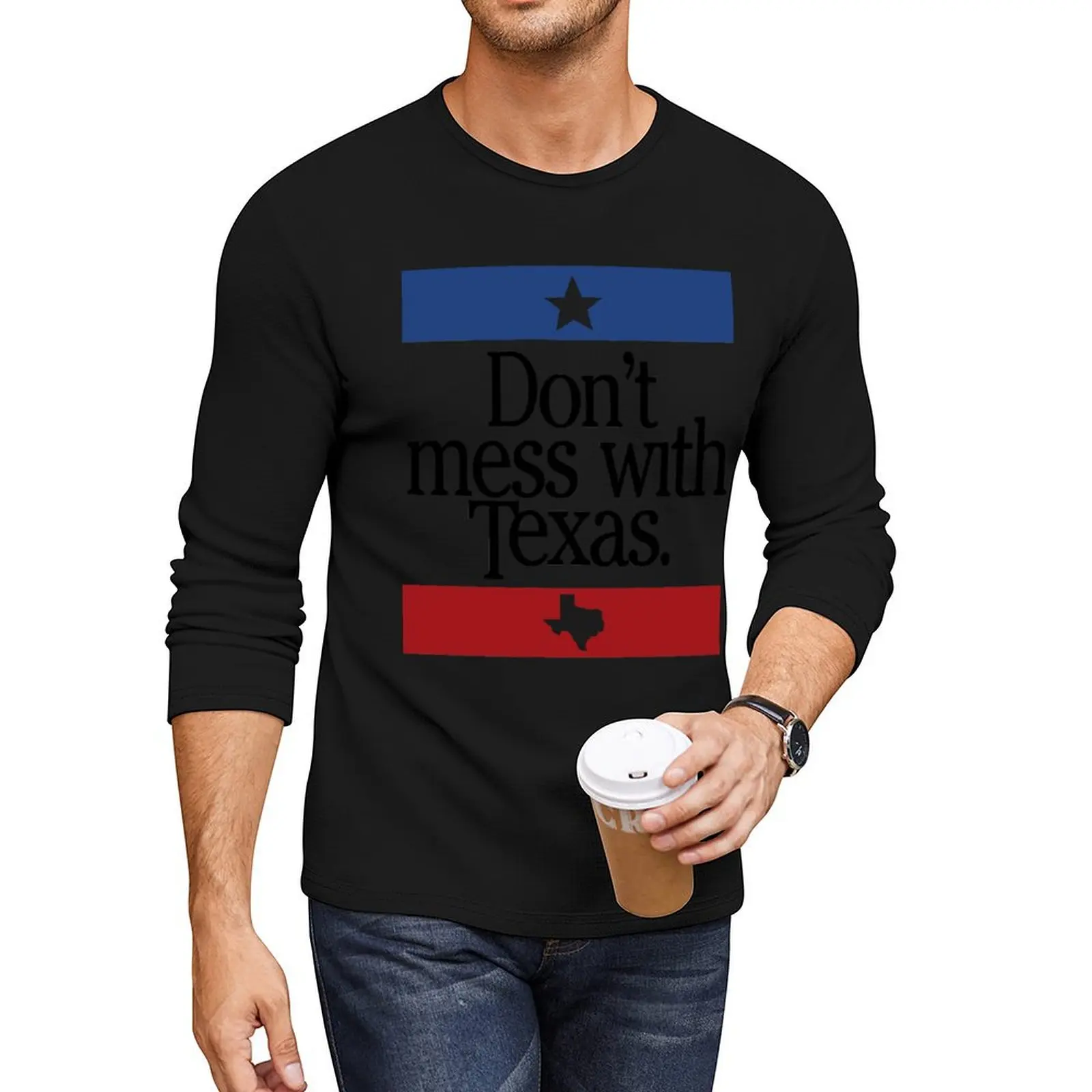 

Don't Mess With Texas Long T-Shirt quick drying t-shirt funny t shirts Tee shirt T-shirt for a boy men clothes