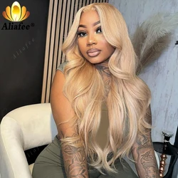 Body Wave 13x6 Honey Blonde hd Lace Frontal Wigs Remy Hair pre-plucked Human Hair 13x4 Lace Front Wig for Women Blonde Wigs