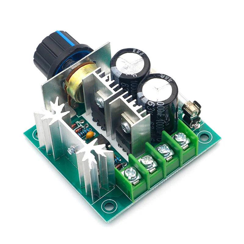 Регулятор Двигателя пост. Тока PWM регулятор скорости, контроллер вентилятора двигателя 12V-40V10A, бесступенчатое изменение скорости