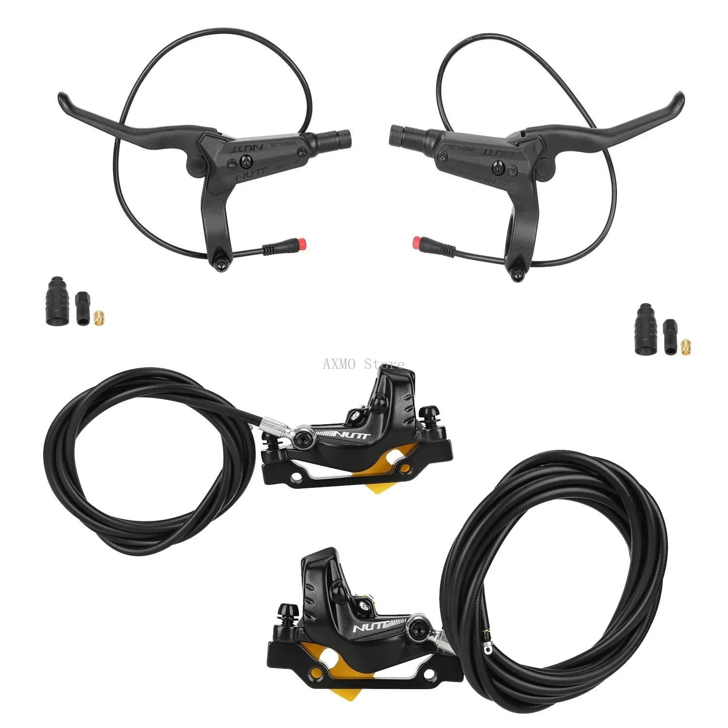 NUTT سكوتر الفرامل الكهربائية 4 مكبس Y5 الصحن الهيدروليكي الفرامل 140 الدوار ل A5-D KUGOO ل KuKirin G4 ماكس E-سكوتر الملحقات