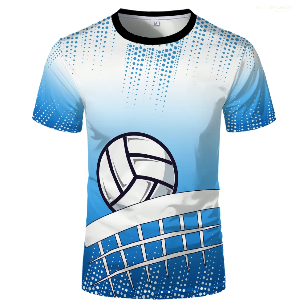 Volleyball Clothes Men T-Shirt Badminton Tennis Jerseys Sportswear Casual T-Shirts Breathable Running Fitness Training Suit Tees