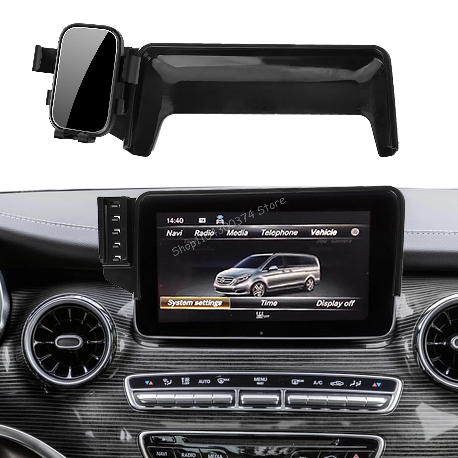 

Car Mobile Phone Holder for Mercedes-Benz V-Class W447 2014~2020 GPS Bracket Navigation Stand Auto Accessories