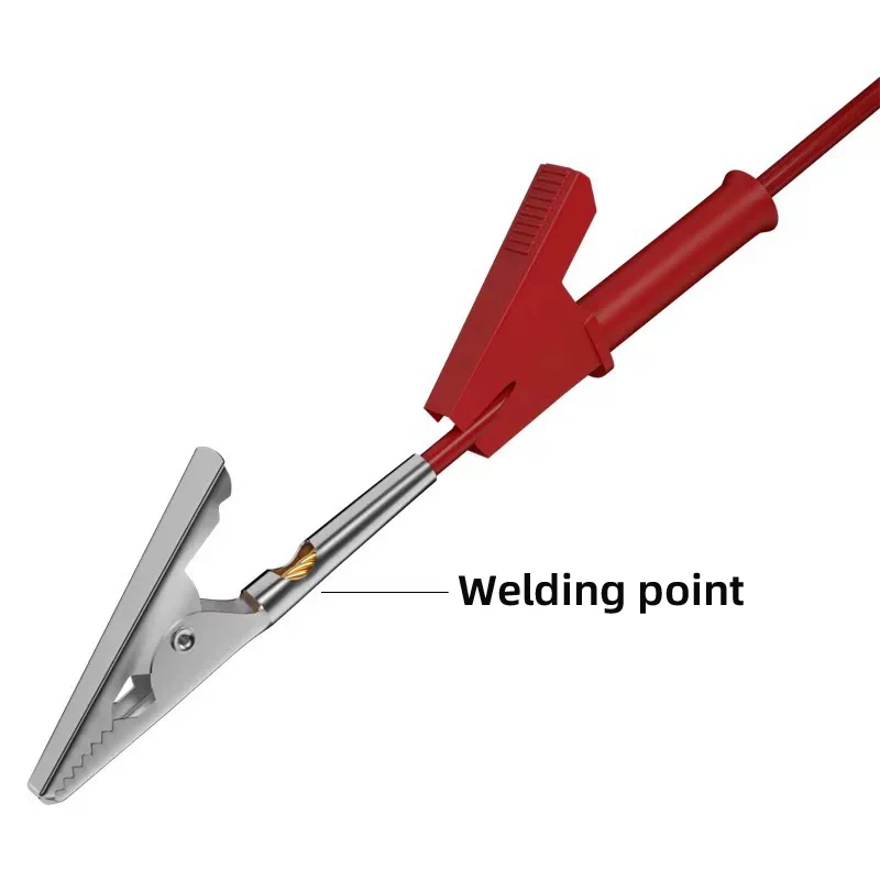 2 шт. штекер типа «банан» к зажиму «крокодил» тестовый провод кабеля 4 мм штекер типа «банан» для мультиметровой электрической перемычки 100 см