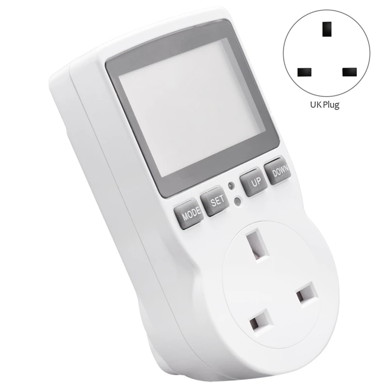 Nieuwe Digitale Temperatuurregelaar Thermostaat Stopcontact Stekker Verwarming Koeltimer Voor Homebrew Kas