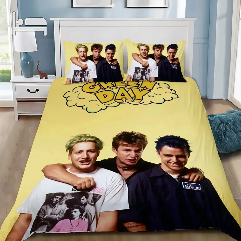 Picture 3: G-GreenS Days Bedding Set 3Pcs Bedroom Decoration Quilt Cover Set Single Double Size Duvet Cover Set for Adult Boys Girls