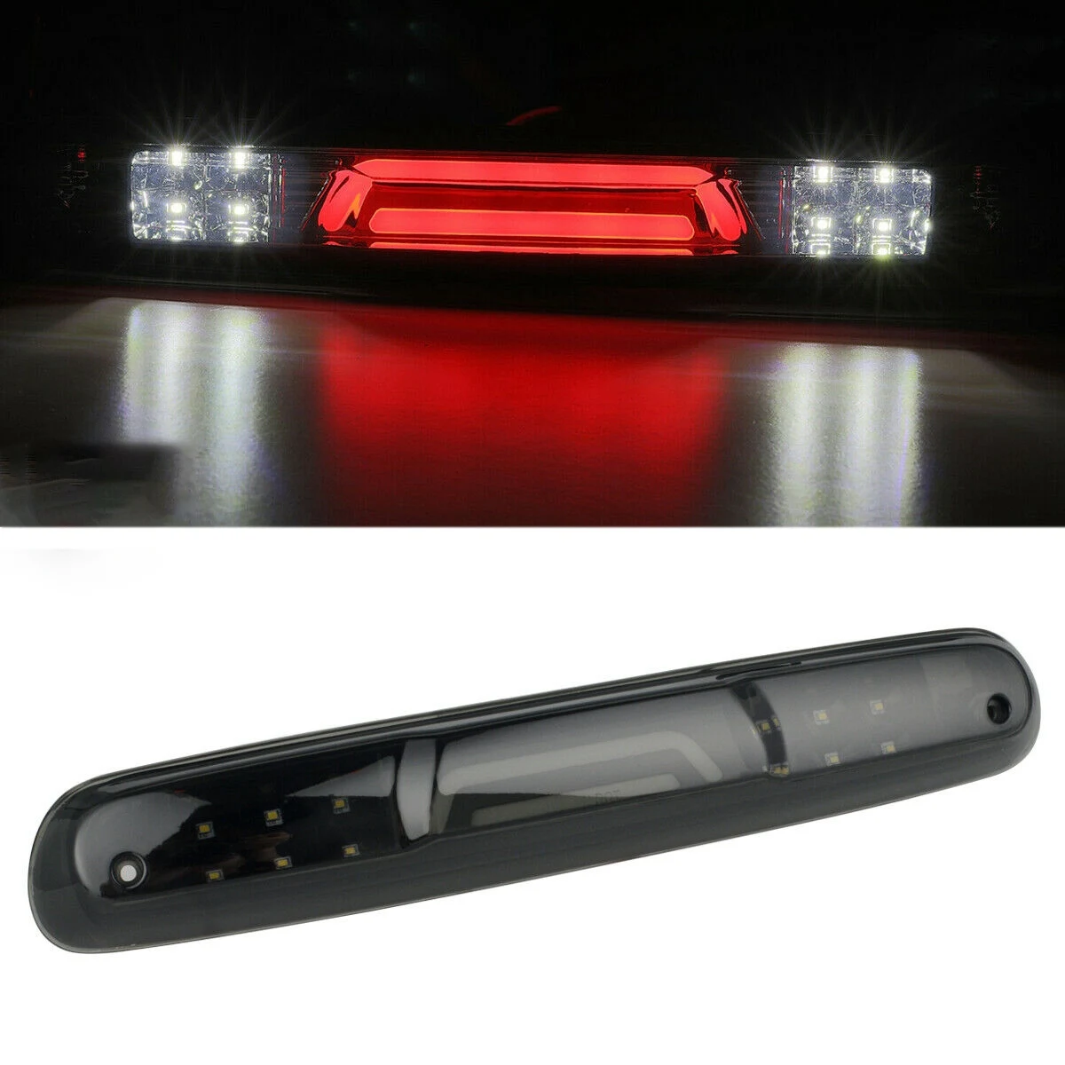 3RD Third Brake Light, Rear Tail Light Lamp for Chevy Silverado GMC Sierra 1500 2500 3500 HD 2007 - 2013