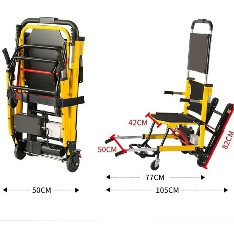 Electric stair climbing wheelchair, automatic stair climbing car, household crawler folding stair climbing machine