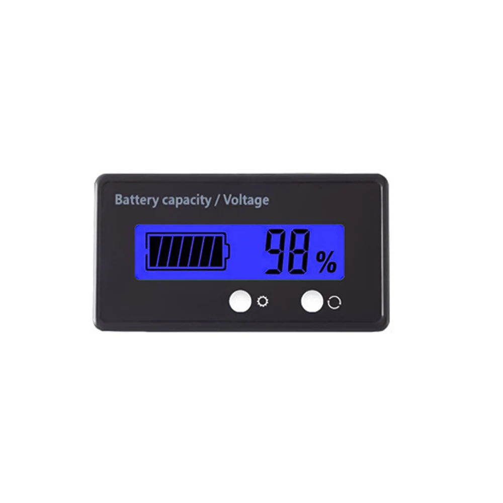 8-120V 6-73V Battery Capacity Display Meter Lithium Battery Lead-acid Battery Voltage Level Indicator Monitor 12V 24V 36V 48V